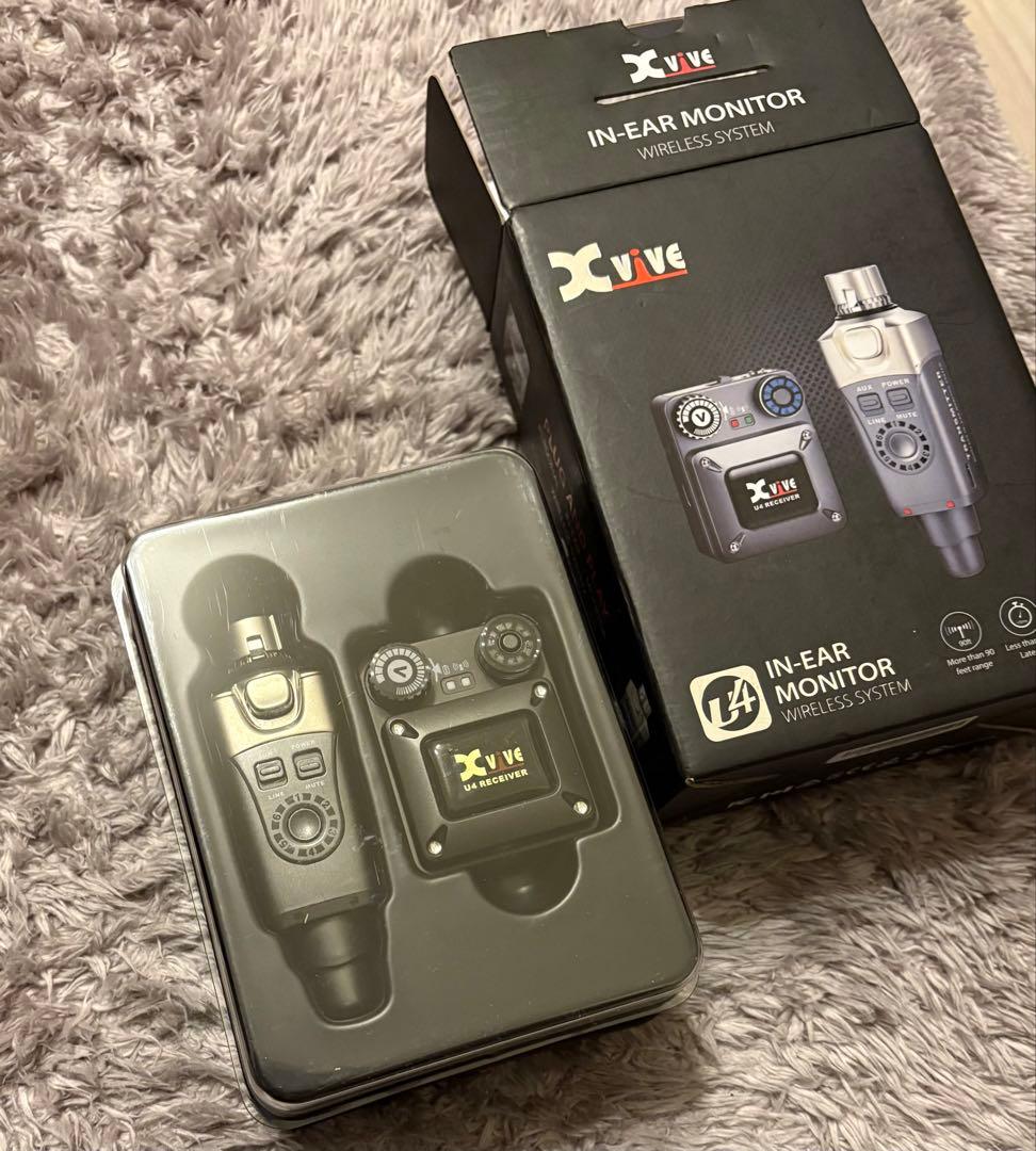 Xvive U4 インイヤーモニター　ワイヤレスシステム