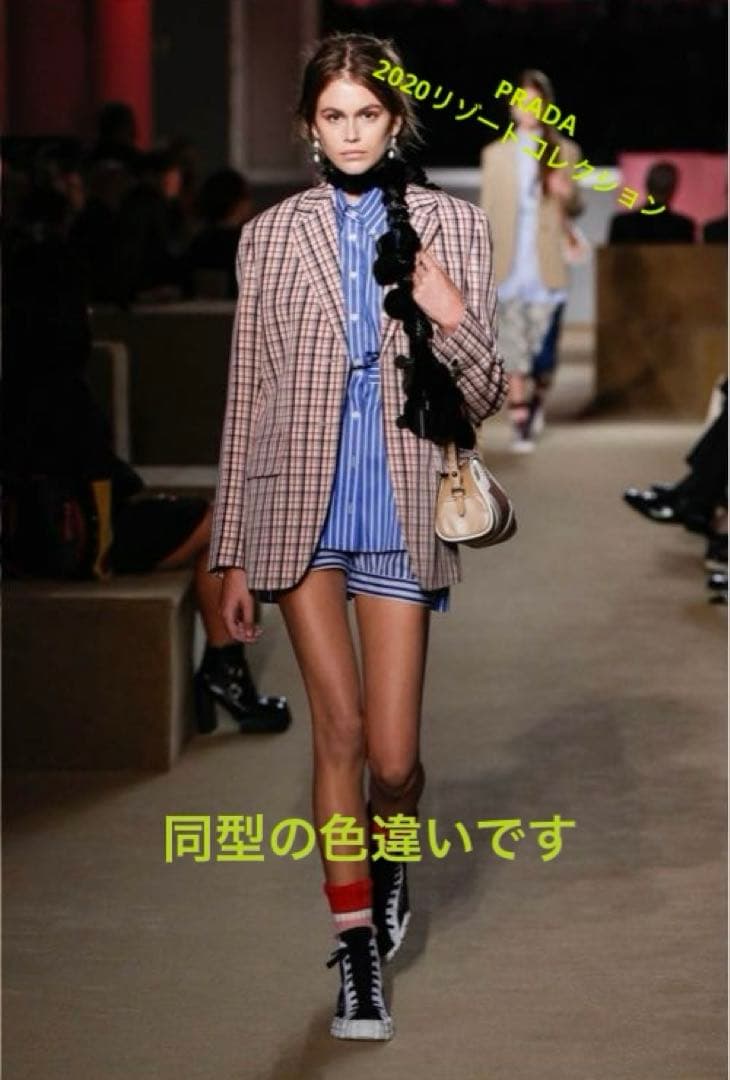 PRADA プラダ 白 長袖シャツ36(XS) コットン通年着用可能2020年