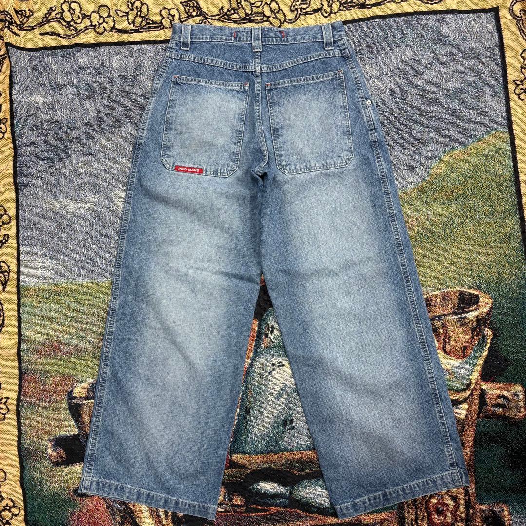 90s 00s JNCO JEANS ドランゴン刺繍 極太 デニムパンツ