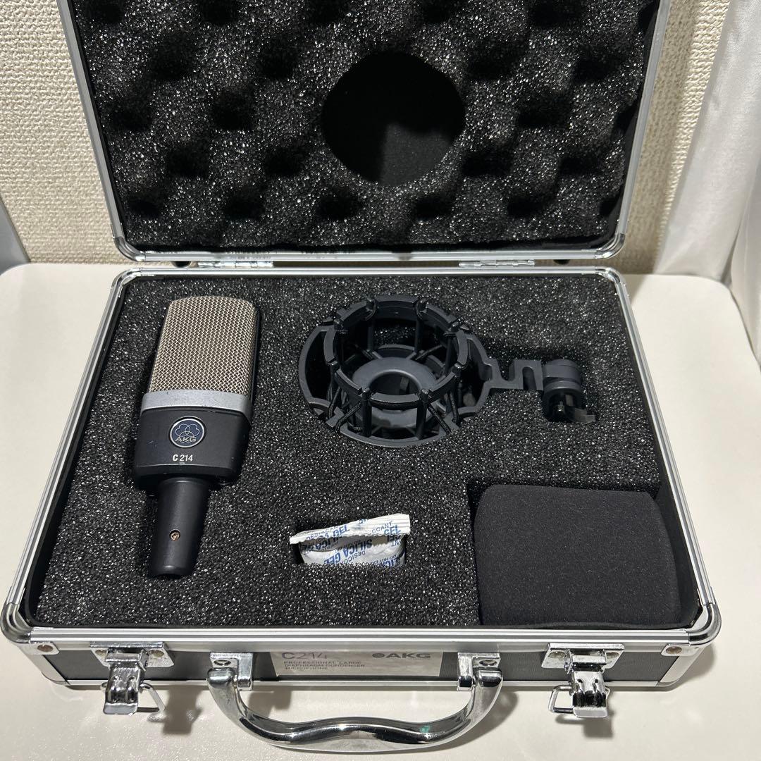 AKG C214 コンデンサーマイク 動作確認済