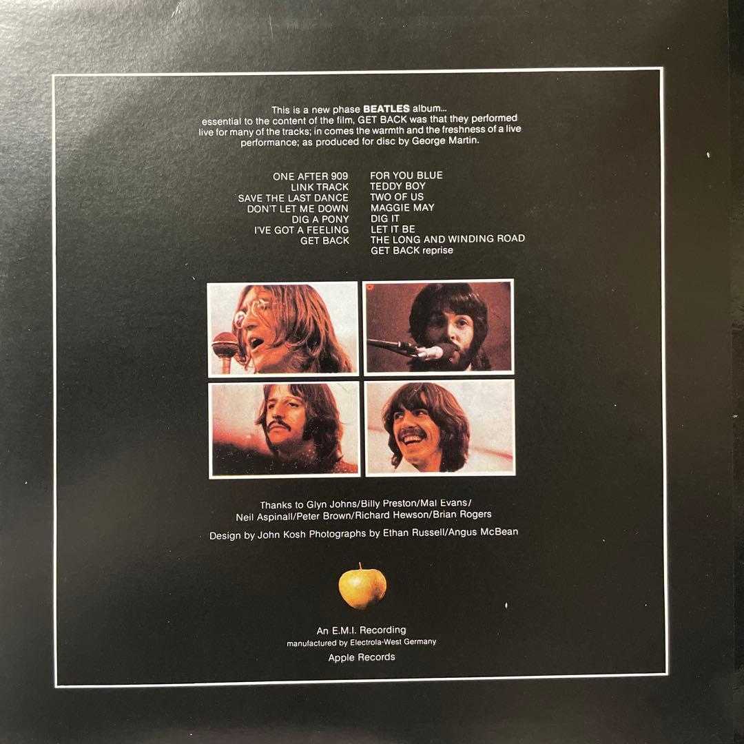 BEATLES ビートルズ　GET BACK ブートLP 日本製