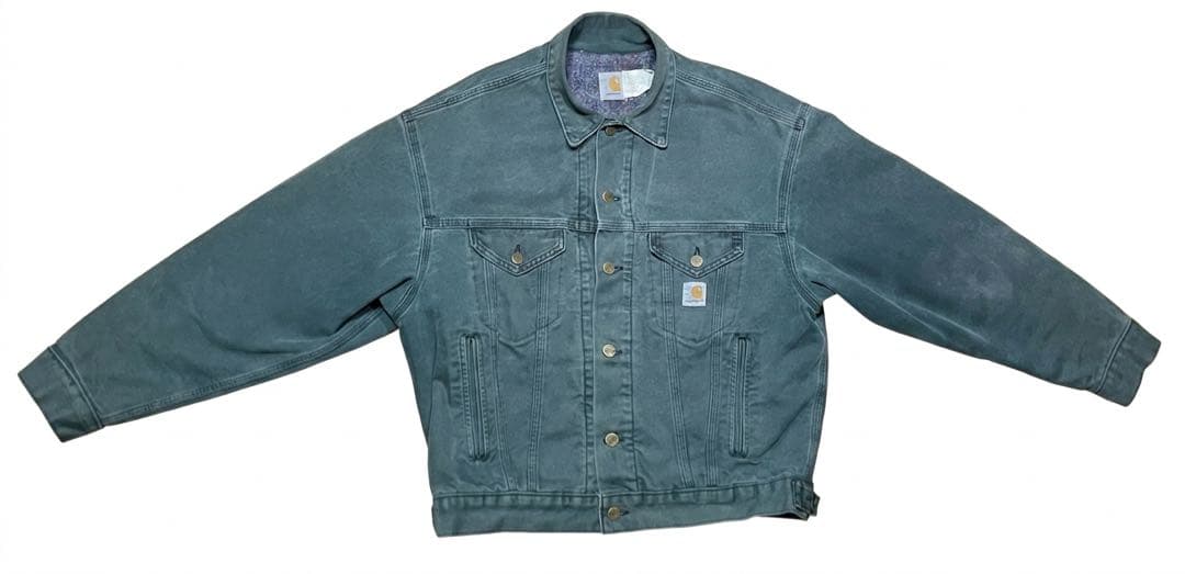 【幻のMedium】USA製 Carhartt HTG JB143 星タグ