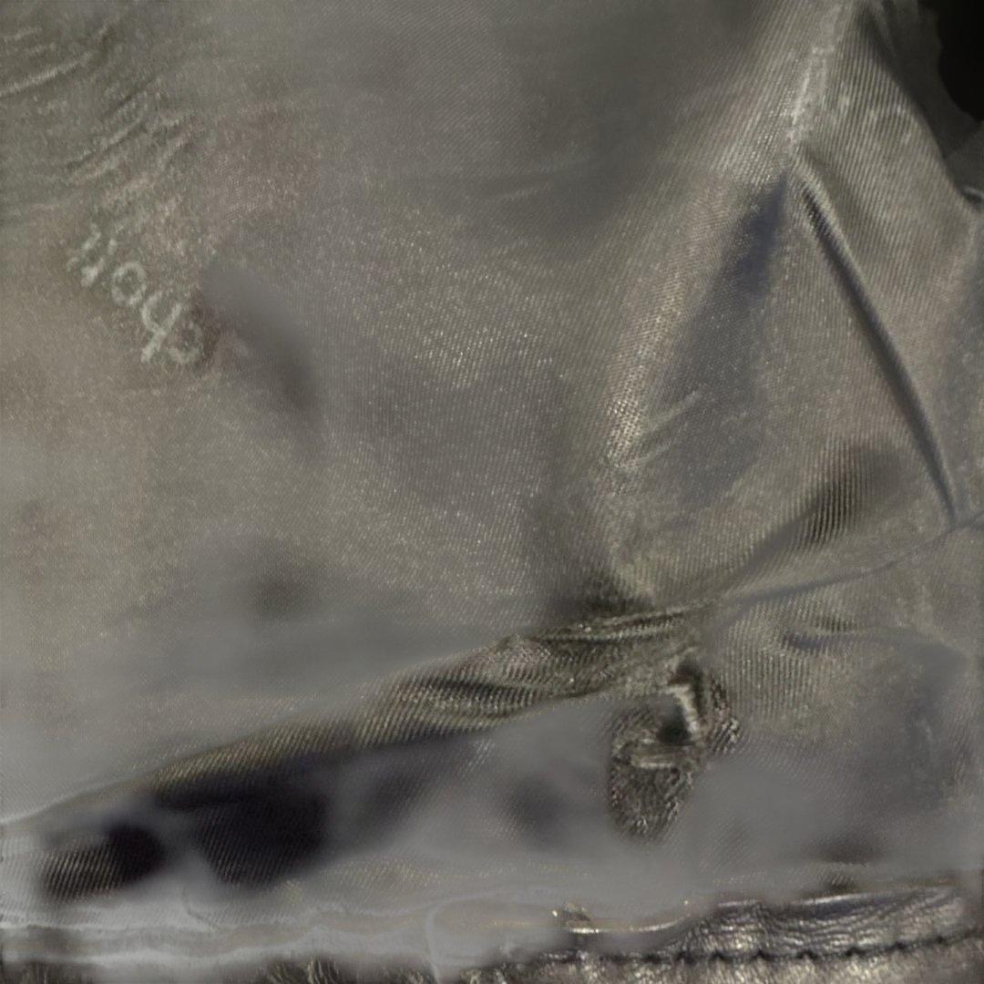 schott 黒のライダースジャケット