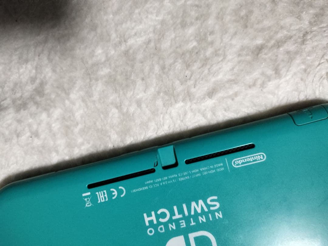 ジャンクNintendo Switch Lite ターコイズ液晶×通電ボタン音〇