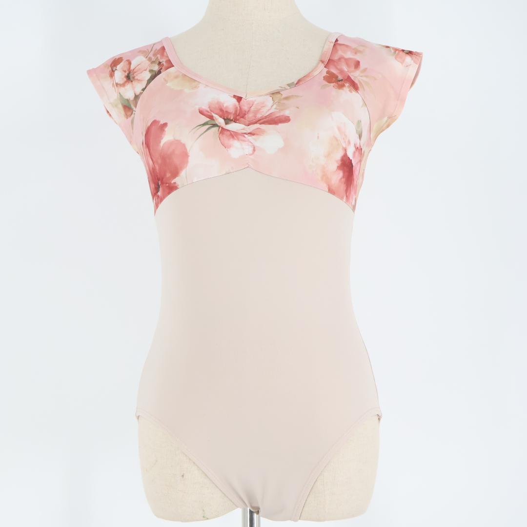 【美品 日本製 バレエ衣装】ピンク Dessus Dessous レオタード