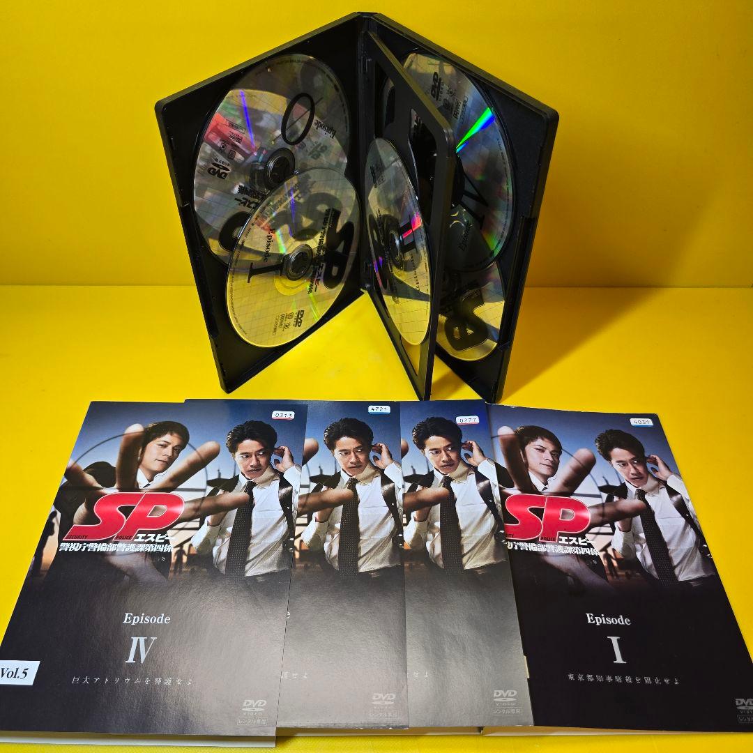 新品ケース交換済み　SP エスピー 警視庁警備部警護課第四係 全8巻 DVD