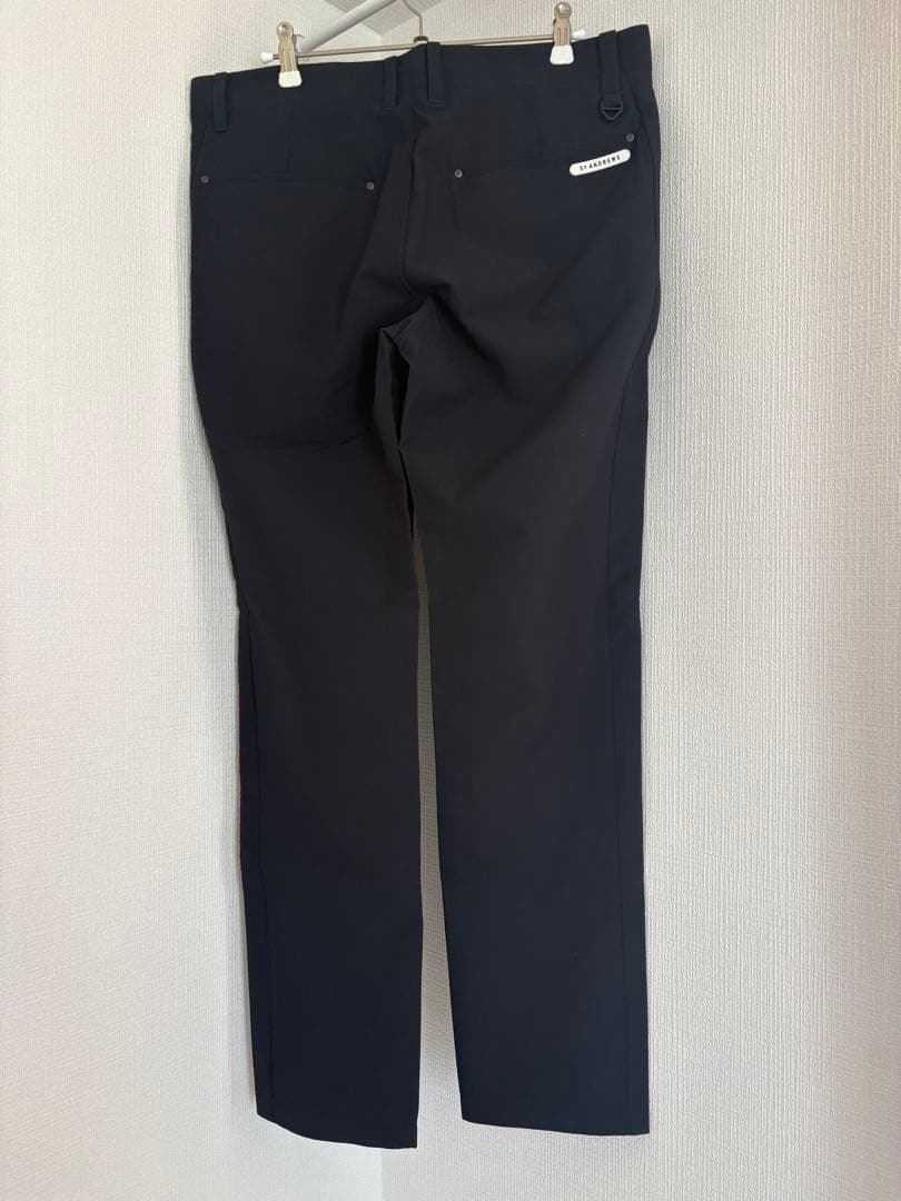 St ANDREWS メンズ ゴルフパンツ 黒　サイズＬ