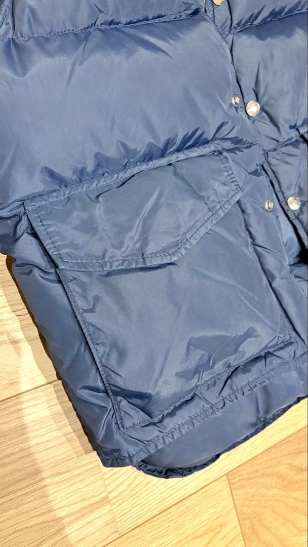 Woolrich ダウンベスト 70s〜80s スナップボタン　ネイビー
