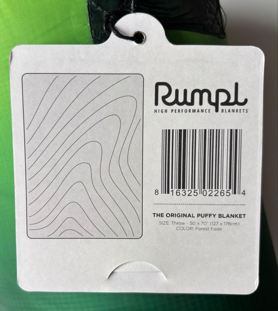 【新品】 RUMPL ランプル　アウトドア ブランケット　グラデーション　森林