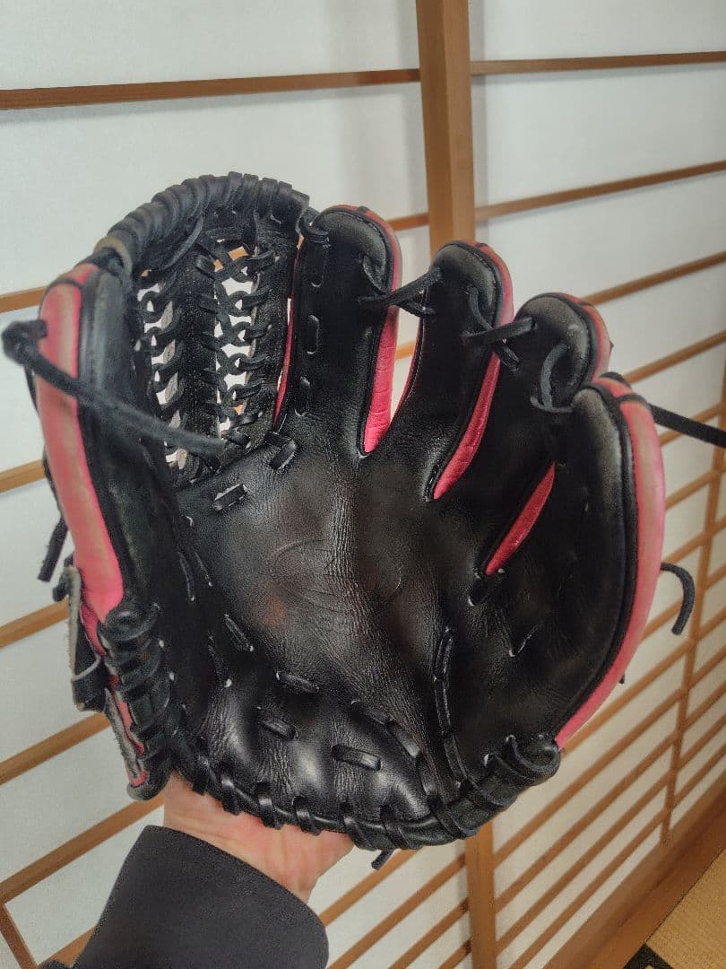 もーすぐ春　ハイゴールド限定品　軟式グローブ オールラウンド用　ピンク/黒