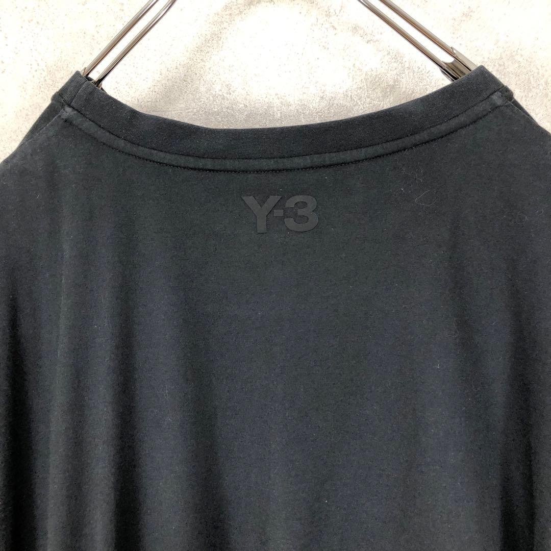 Y-3 ワイスリー ドローコード 半袖ロングワンピース 黒