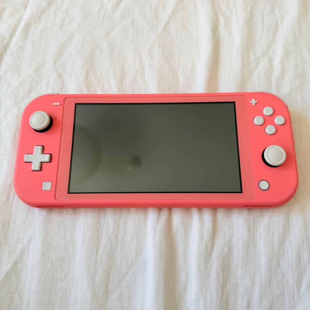Nintendo Switch Lite コーラル 美品 充電器付き 箱あり