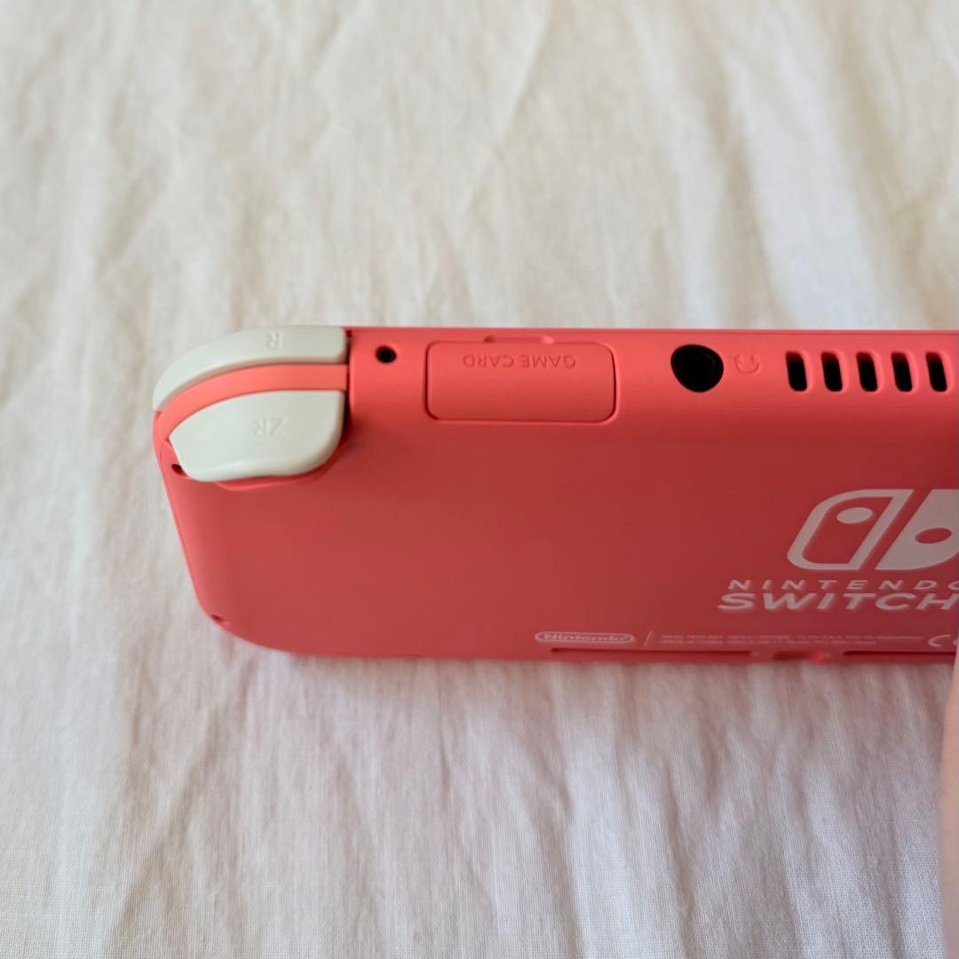 Nintendo Switch Lite コーラル 美品 充電器付き 箱あり