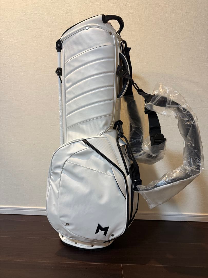 TERRA スタンド SN1 ホワイトゴルフキャディバッグ Mのロゴ入り軽量