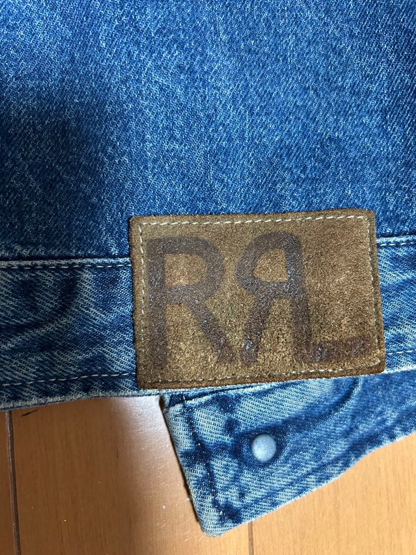 RRL デニムジャケット コーデュロイ襟付き