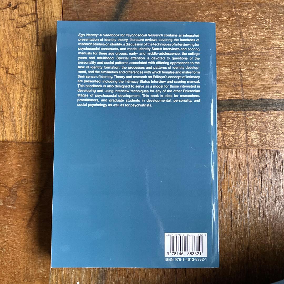 Ego Identity: A Handbook for Psychosoc …
