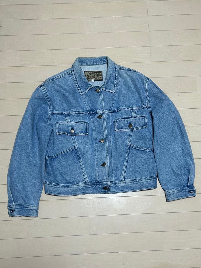 80s 90s Armani Jeans ライトブルーデニムジャケット