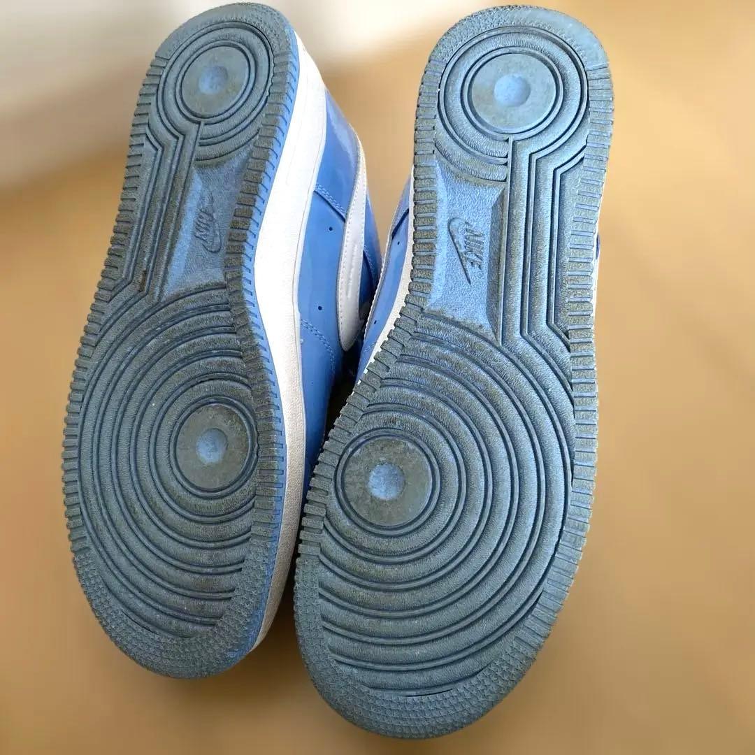 Nike Air Force 1 青色 ローカットシューズ　オーダーメイド品