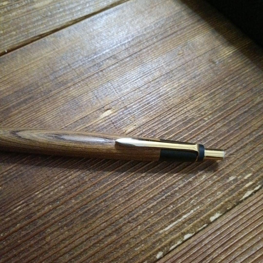 野原工芸　欅　シャープペンシル　旧型ゴールド