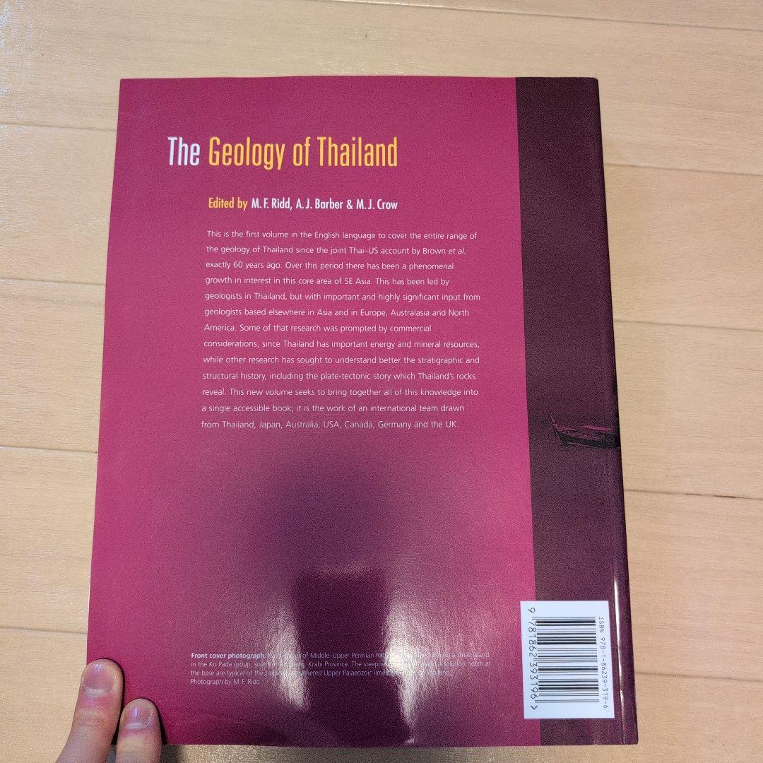 洋書 The Geology of Thailand