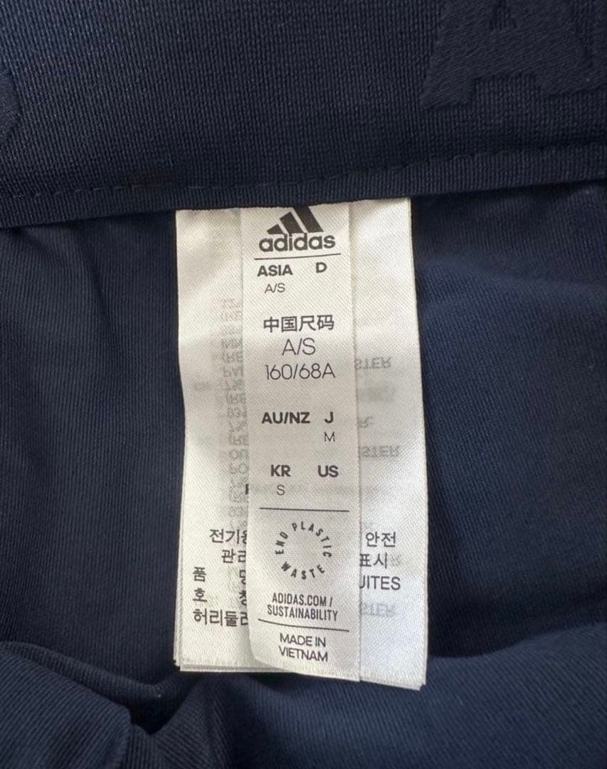 【新品】adidas golf ゴルフウェア　セットアップ　ネイビー　秋冬