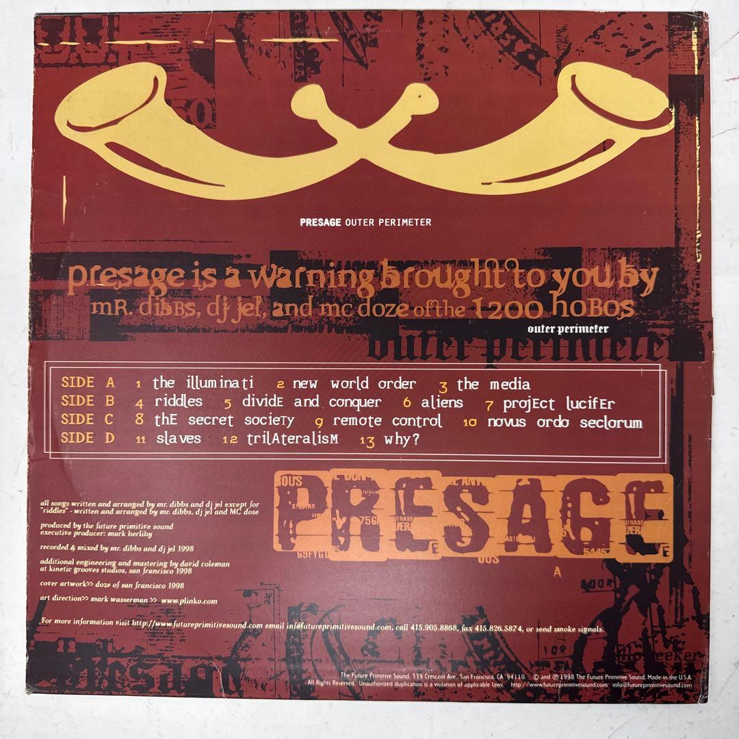 Presage / Outer Perimeter 2LP 2枚組レコード