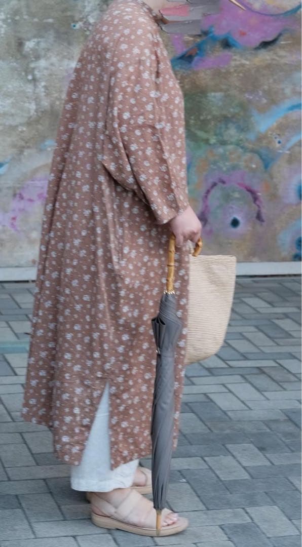 ワンピース ARTS&SCIENCE Front open ethnicline dress