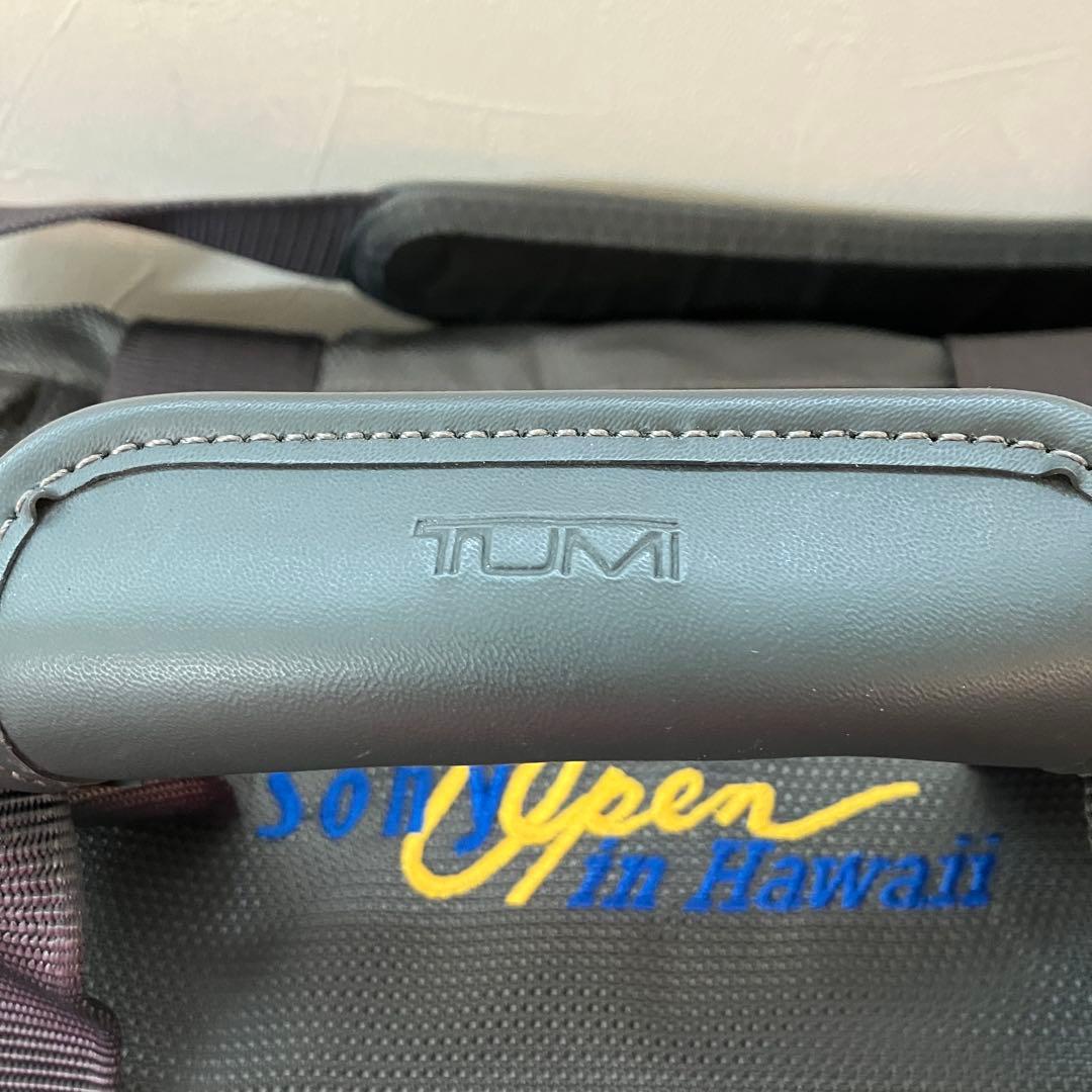 希少 TUMI ソニーオープン 限定 ゴルフバッグ 2WAY 公式キーホルダー付