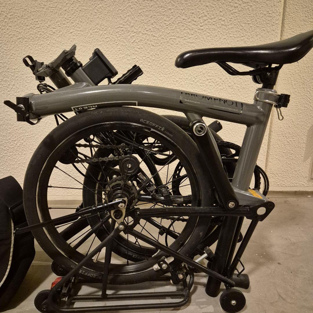 ブロンプトン風 折りたたみ自転車