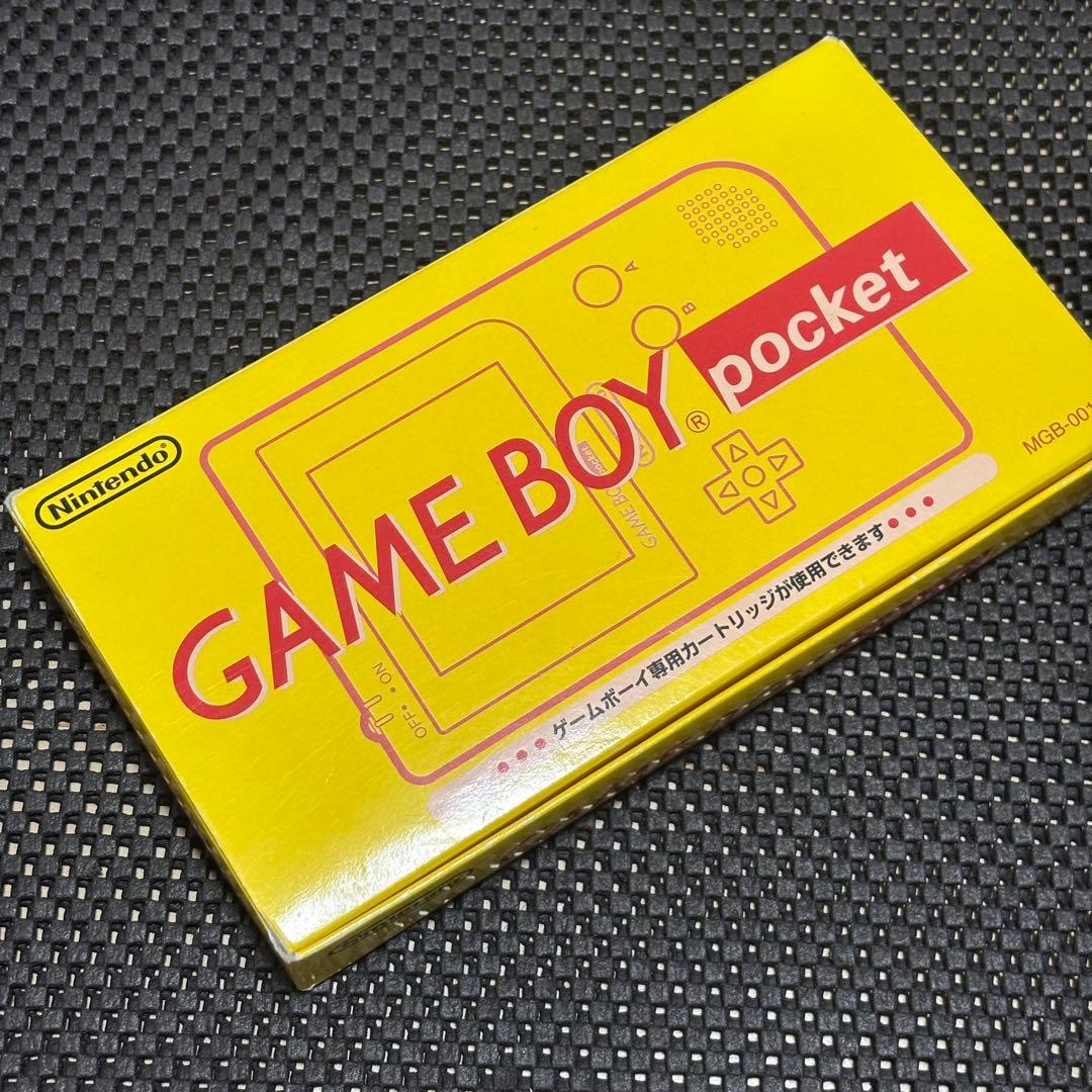 ほぼ新品　ゲームボーイポケット 本体 イエローニンテンドー