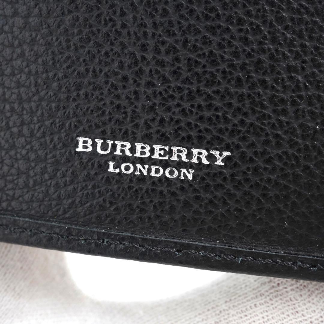 ✨専用✨　Burberry キーケース　キーリング　ブランドロゴ　6連　黒