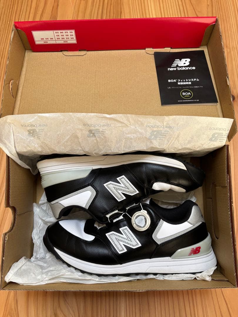 New Balance 574 ブラック/ホワイト シューズ