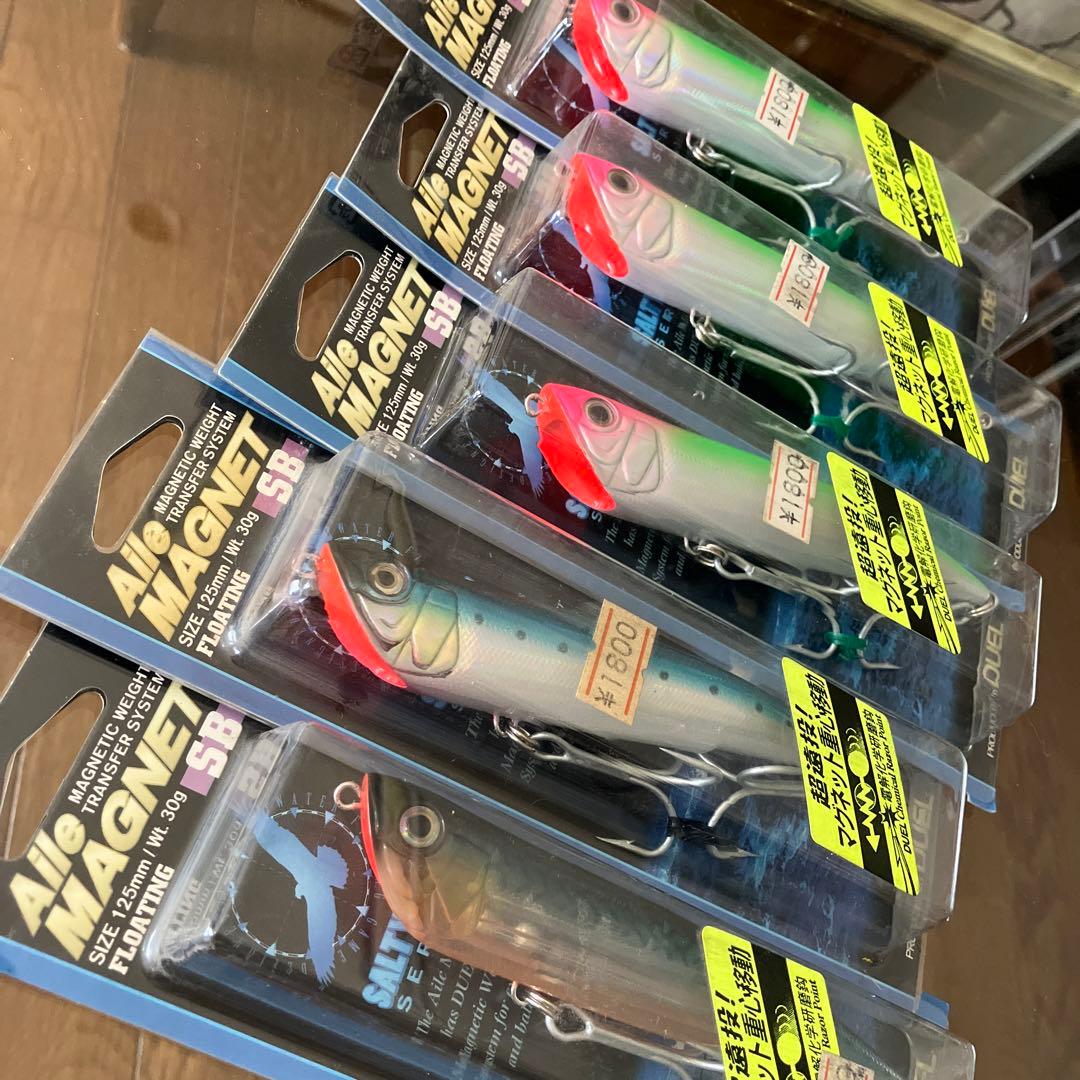 アイルマグネット　5本セット　大型シーバス　シイラ　青物等　未使用品