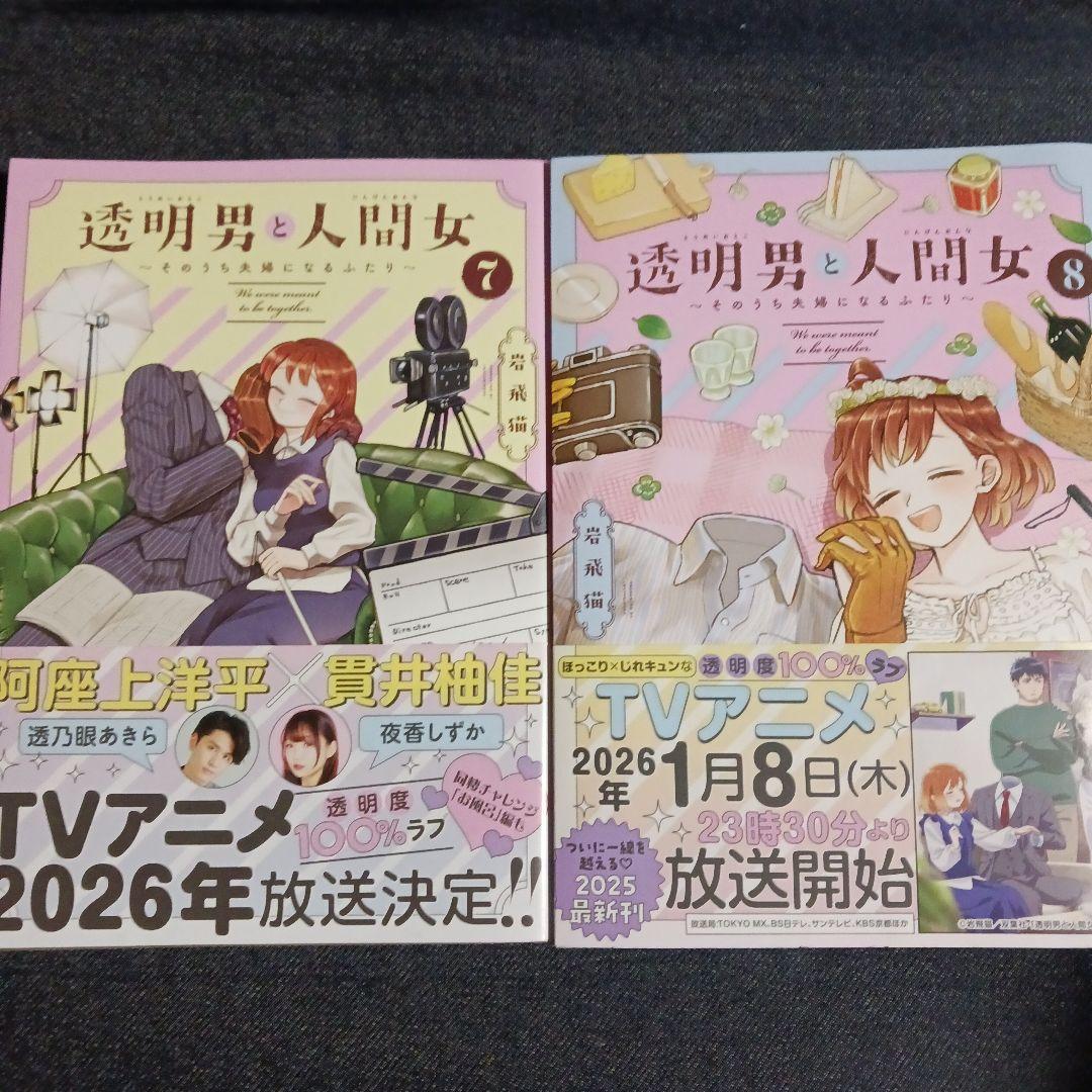 透明男と人間女～そのうち夫婦になるふたり～ 1巻～8巻 既刊全巻