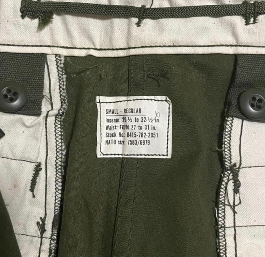 WINFIELD社製 米軍実物 M-65 カーゴパンツ S-R 美品