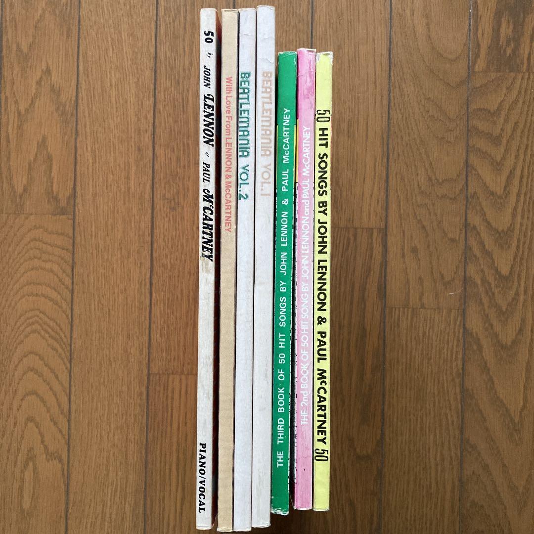 ビートルズ(Beatles)1970年レア&希少！洋書スコア採譜・楽譜集/全7冊