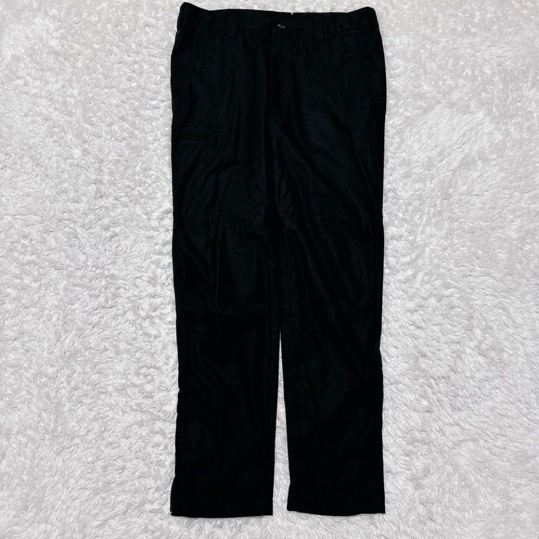 美品✨ビームスゴルフ 裾ジップ ストレッチパンツ 黒 L BEAMS GOLF