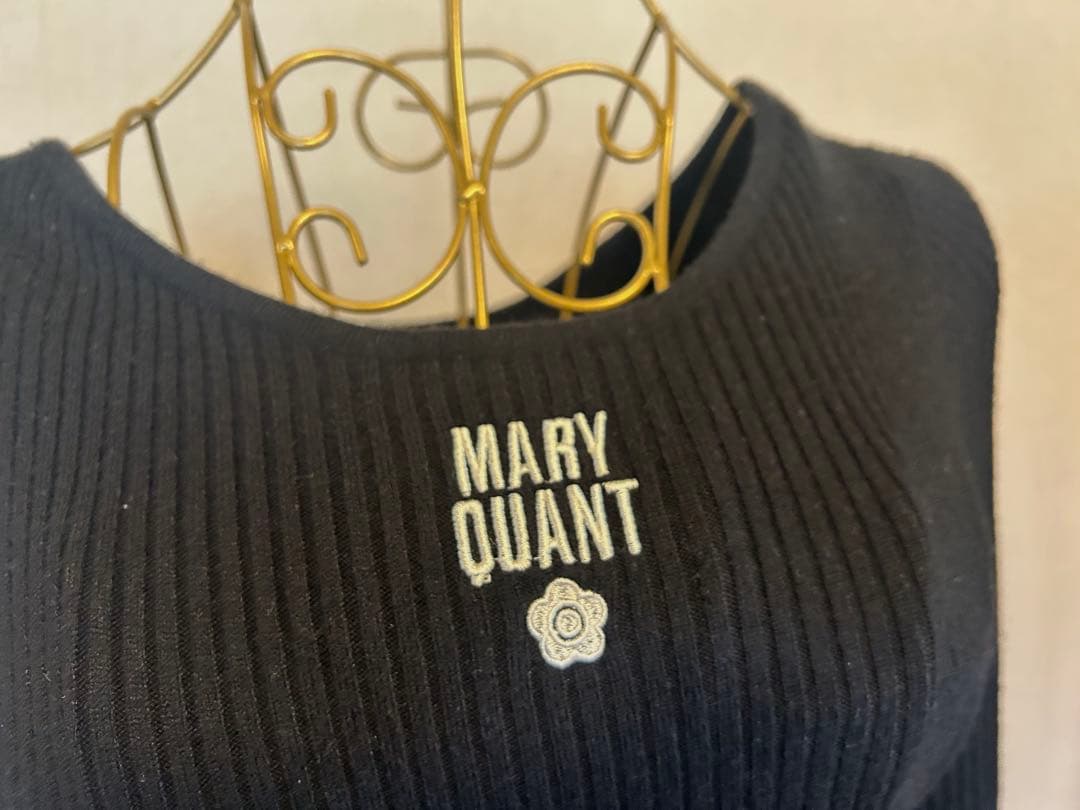 美品　MARY QUANT ブラック ロングワンピース　マキシ丈　フリーサイズ