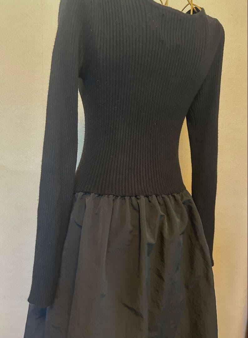 美品　MARY QUANT ブラック ロングワンピース　マキシ丈　フリーサイズ