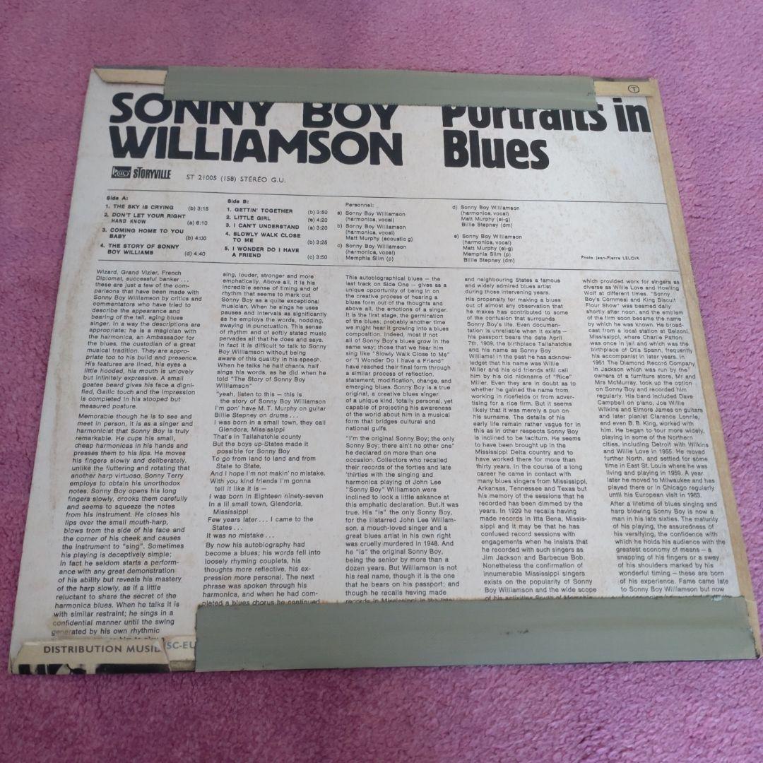 洋楽 Sonny Boy Williamson Portraits in Blues