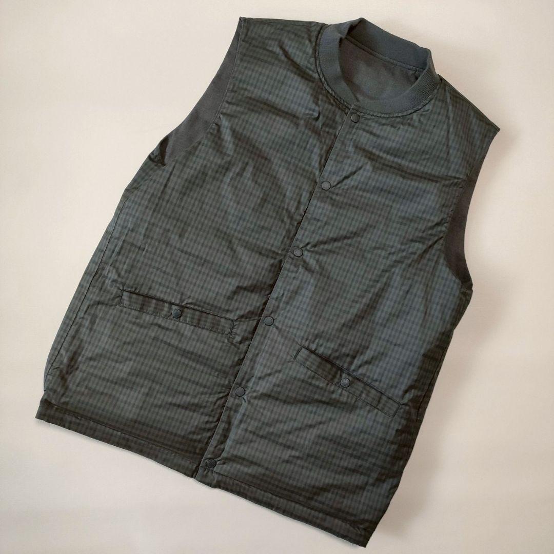 nanamica × SLOWEAR リバーシブルダウンベスト グレー М