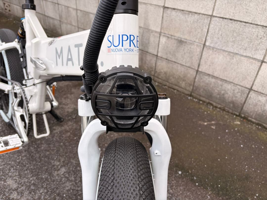 MATE X ICE WHITE カスタム多数 電動アシスト自転車 メイト自転車
