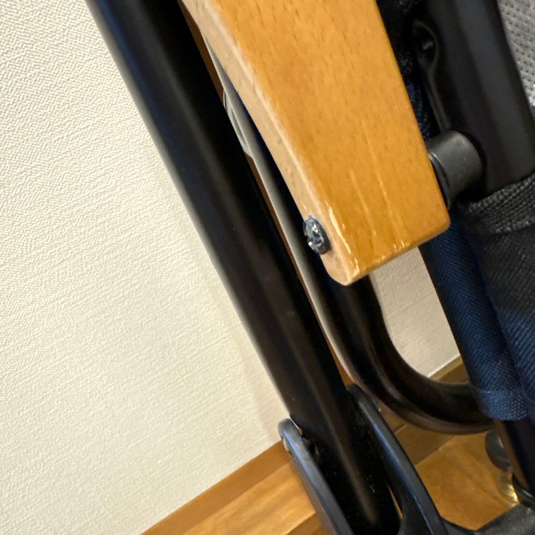 WAQ 折りたたみアウトドアチェア ブラック