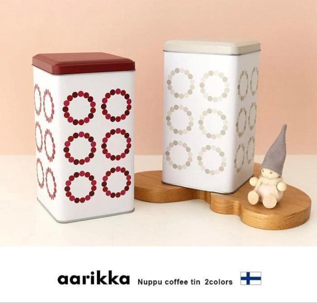 aarikka Nuppu coffee tinアアリッカ Tin缶 セット