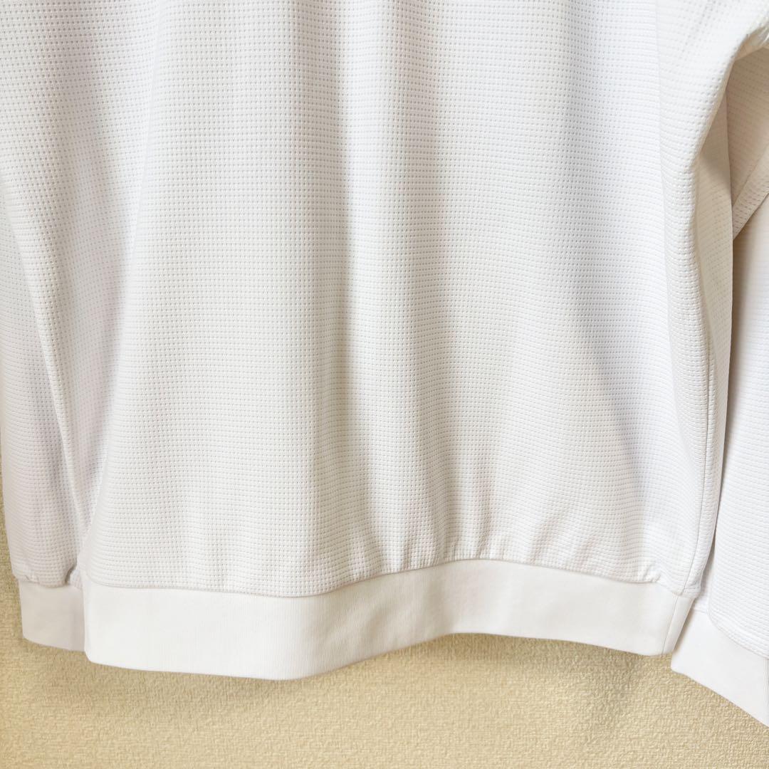【極美品】PEARLY GATES トラックジャケット ホワイト　6（XL相当）