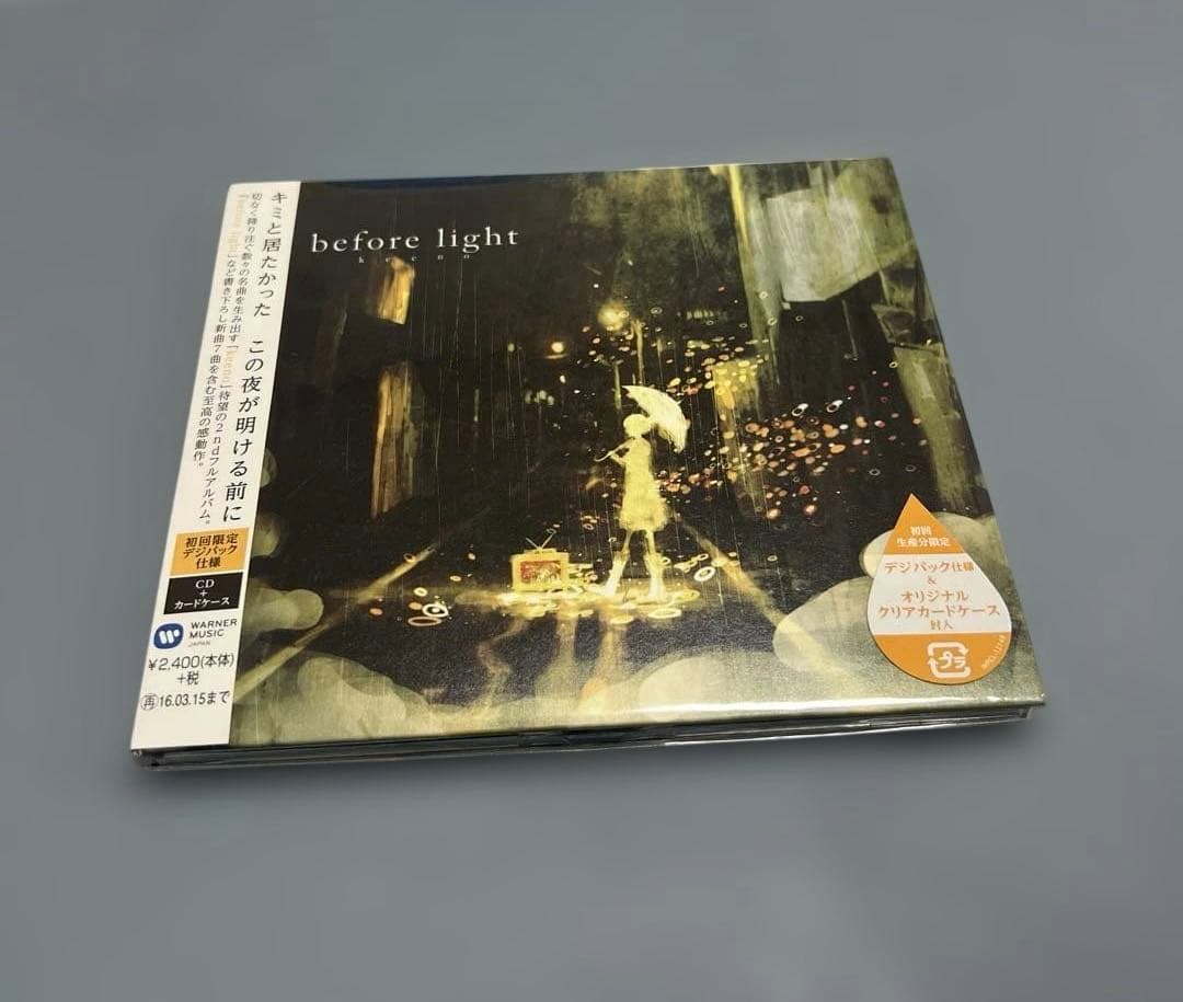 keeno 「before light」　クリアカードケース、特典CDセット