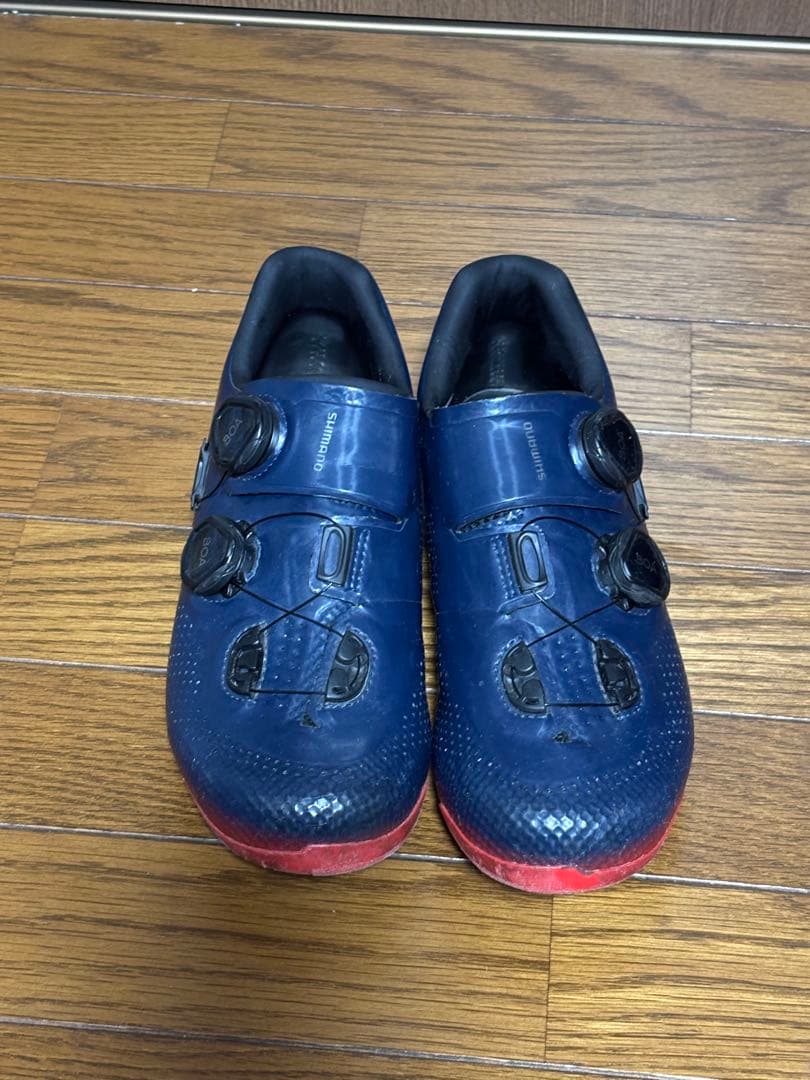 SHIMANO シマノ RC702 EU41 CM25.8 ネイビー/レッド