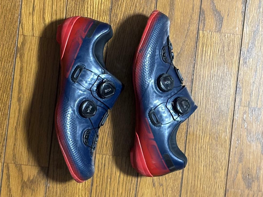 SHIMANO シマノ RC702 EU41 CM25.8 ネイビー/レッド