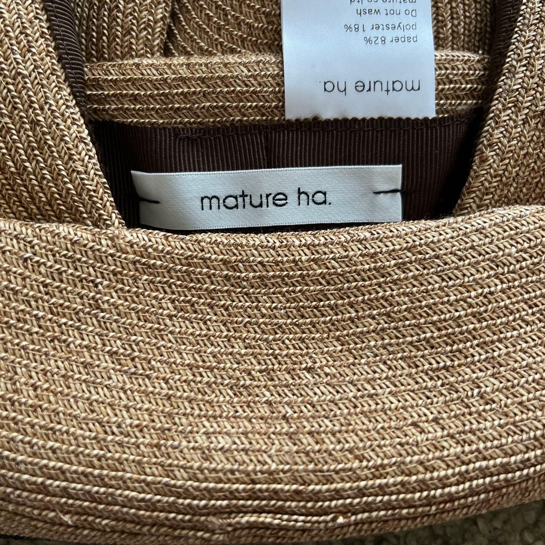 帽子 mature ha. BOXED HAT
