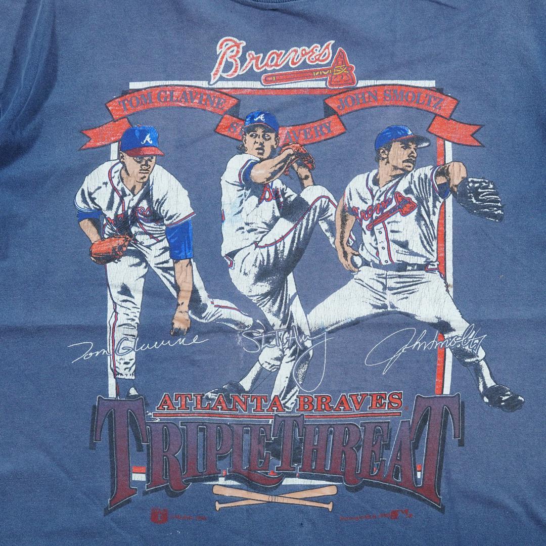 90s USA製 MLB アトランタ・ブレーブス メジャーリーグ Tシャツ